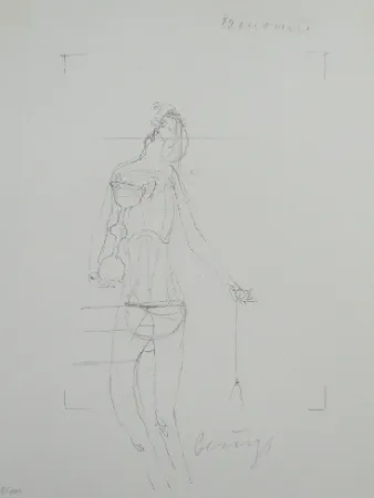 Lithographie Beuys - Codices Madrid 7