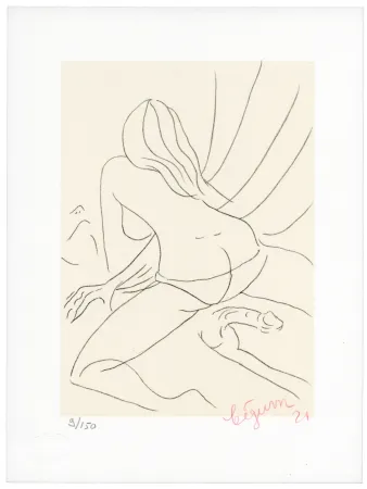 Lithographie Bigum - Sans titre