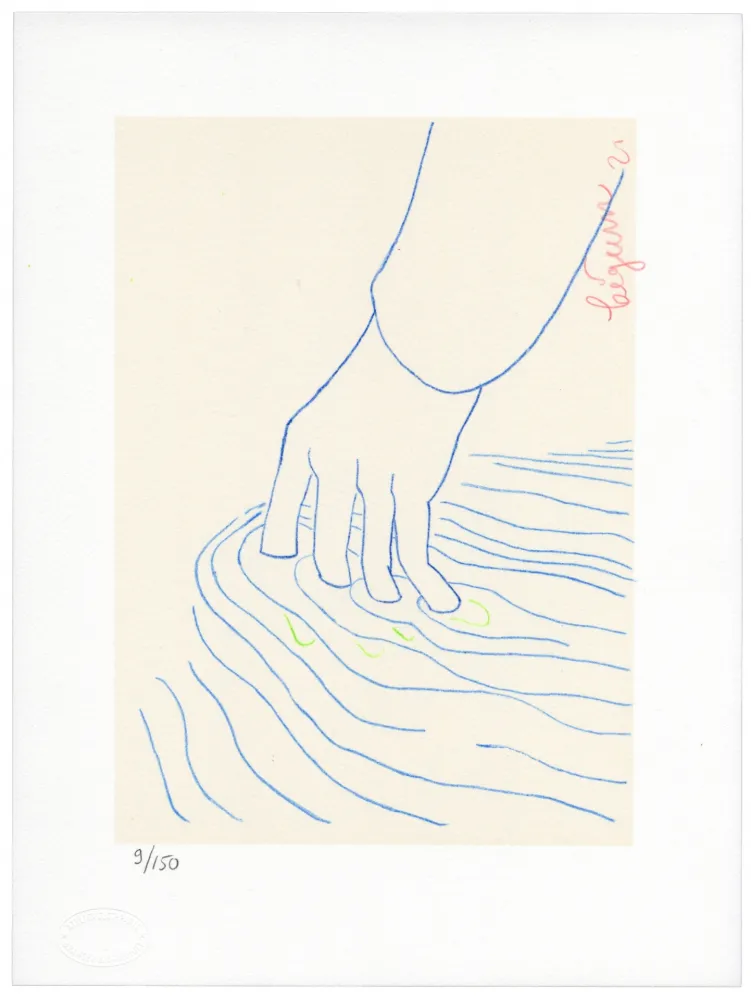 Lithographie Bigum - Sans titre