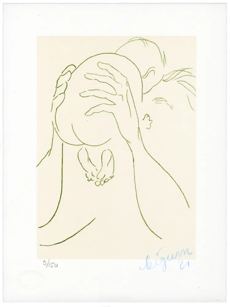 Lithographie Bigum - Sans titre