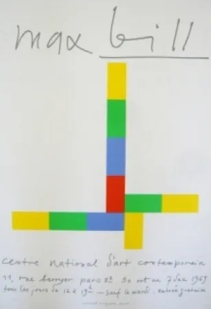 Affiche Bill - Affiche exposition centre national d'art contemporain