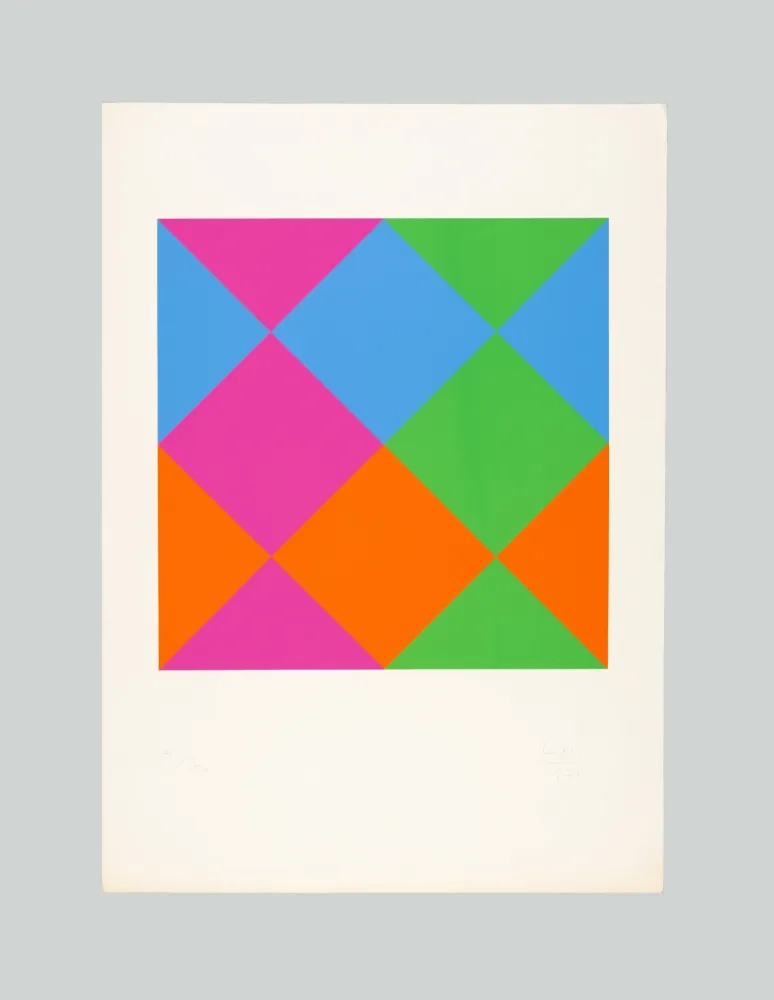 Sérigraphie Bill - Composition