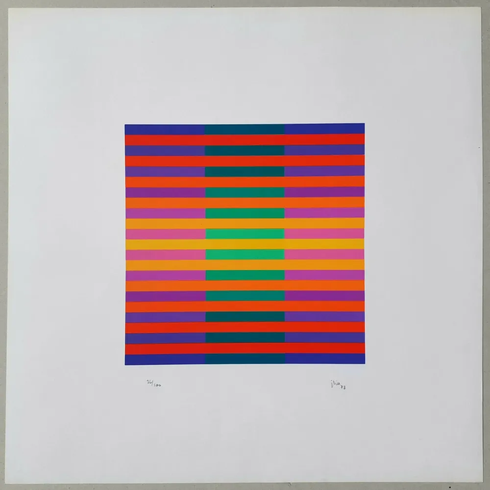 Sérigraphie Bill - Composition