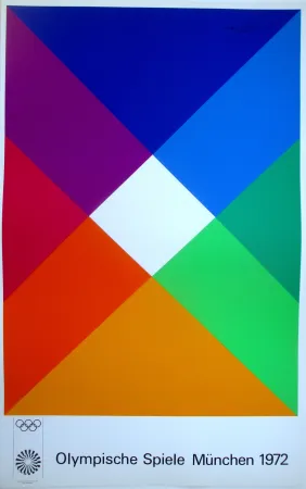 Sérigraphie Bill - OL 1972 - original colour silkscreen