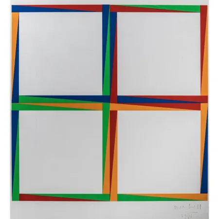 Sérigraphie Bill - Quadratvariation