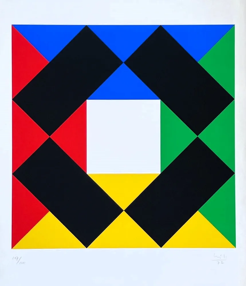 Sérigraphie Bill - Sans titre 