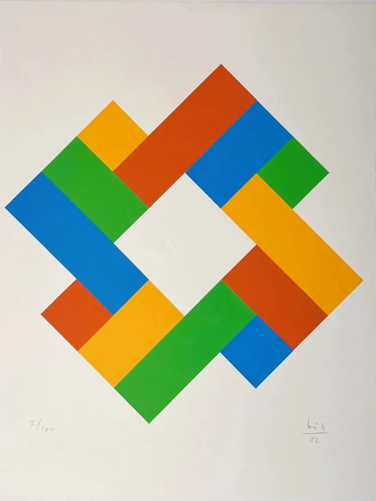 Lithographie Bill - Sans titre 