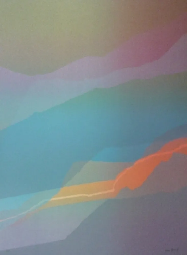 Lithographie Bird - Spectre lumière 3