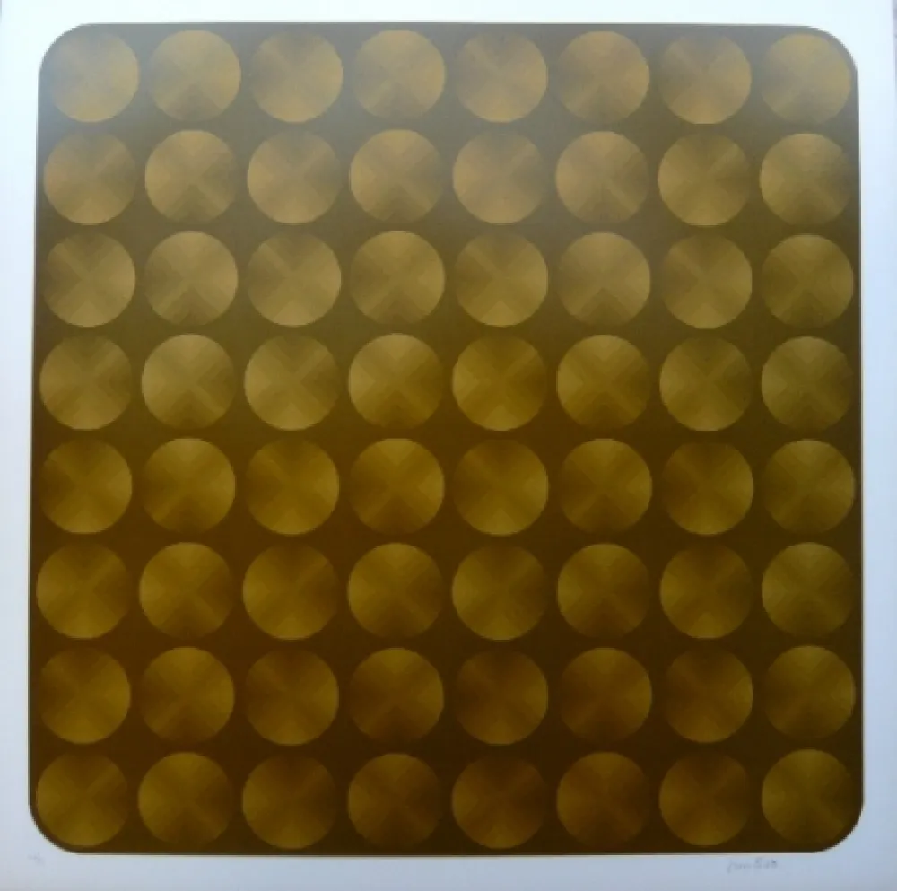 Lithographie Bird - Tribute to Vasarely 7