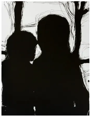 Lithographie Blais - Cachés