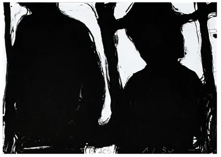 Lithographie Blais - Sombre
