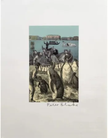 Sérigraphie Blake - Venice - Exhibition poster