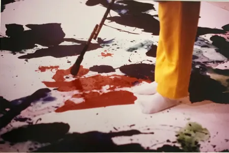 Photographie Blum - Sam Francis painting