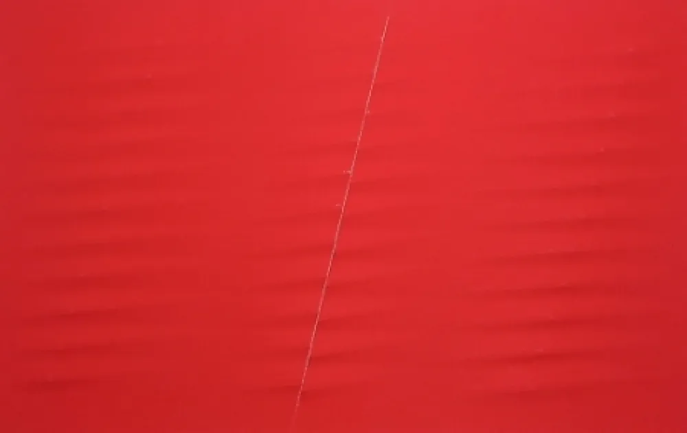 Sérigraphie Bonalumi - Rosso 1999