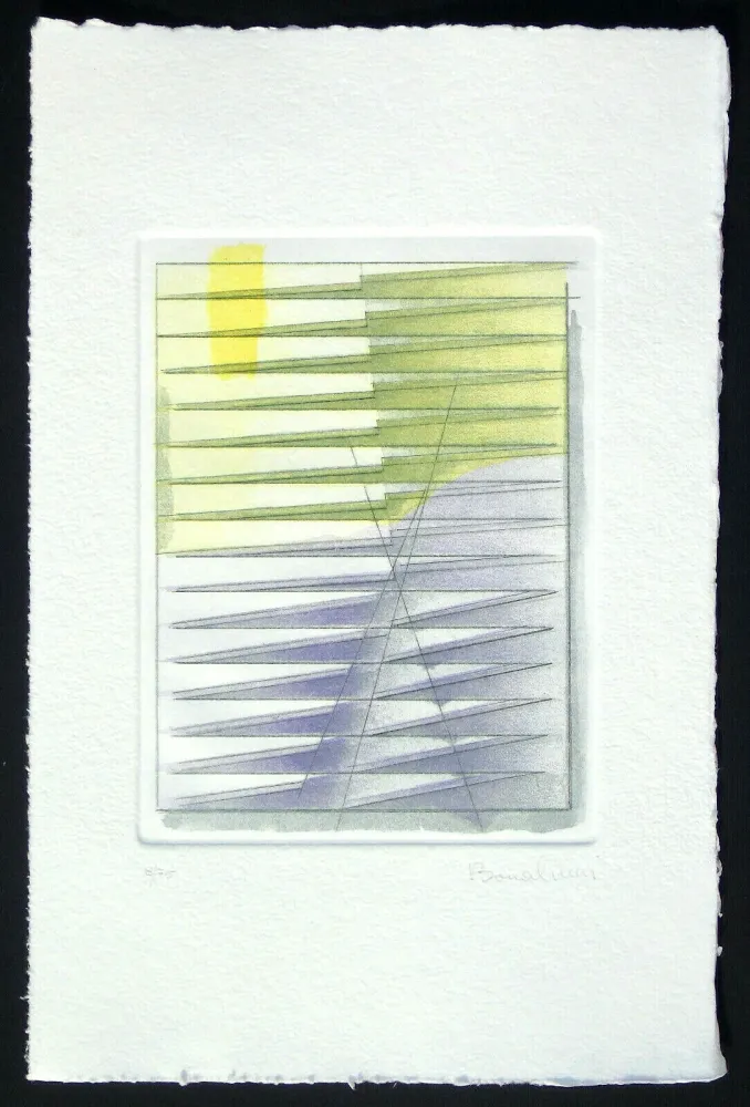 Eau-Forte Et Aquatinte Bonalumi - Senza titolo