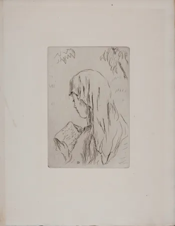 Eau-Forte Bonnard - La Vie de Sainte Monique (A), 1930