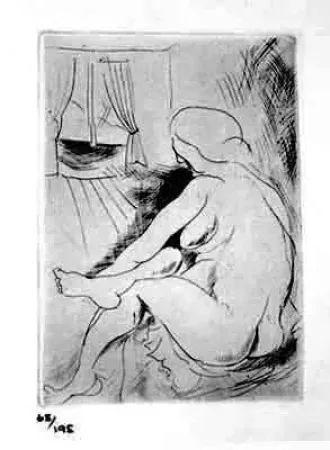 Eau-Forte Bores - Desnudo