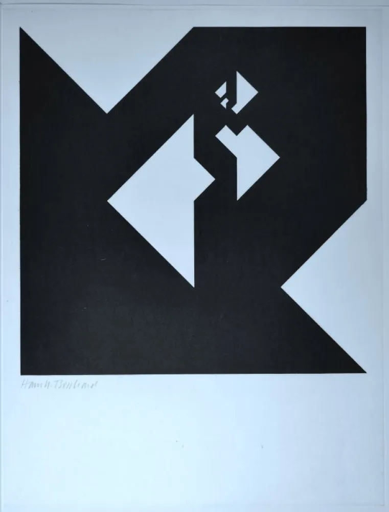 Gravure Sur Bois Bosshard - 1961 zwölf variationen über ein würfelthema - 1962 zwölf typografische konstellationen.