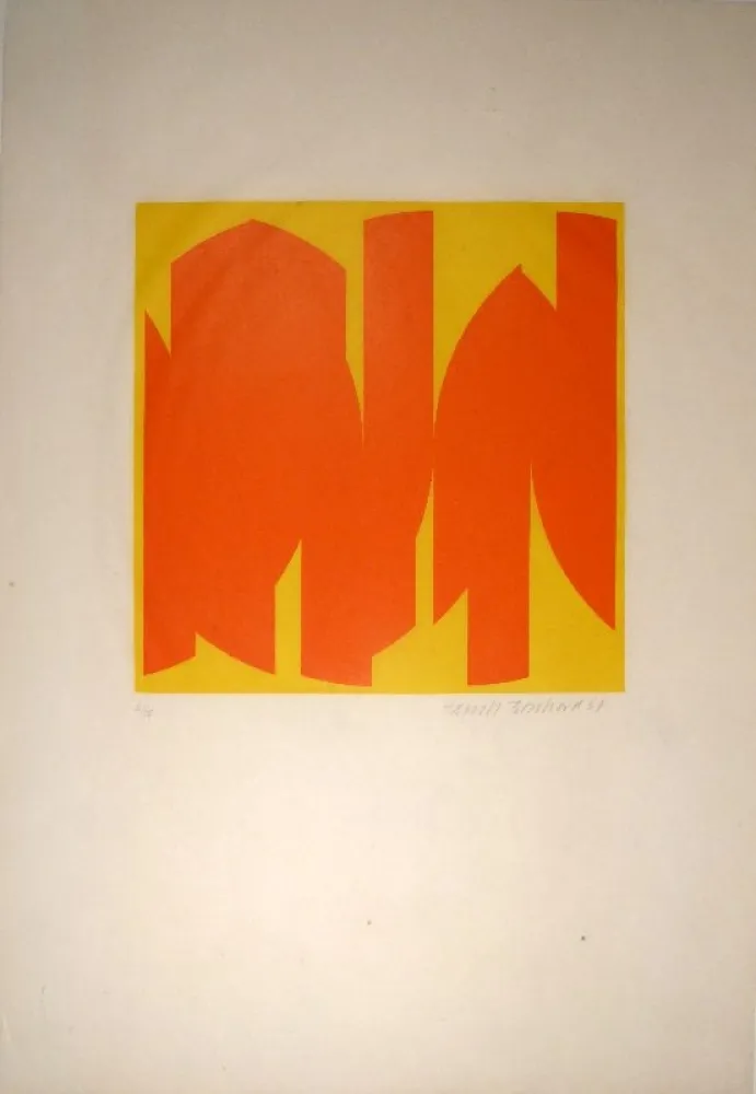 Gravure Sur Bois Bosshard - Sechs Variationen über ein Kreisthema. 