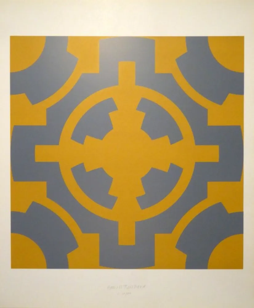 Sérigraphie Bosshard - Zentralsymmetrische Architekturgrundrisse. 