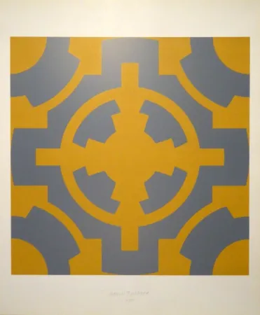 Sérigraphie Bosshard - Zentralsymmetrische Architekturgrundrisse. 