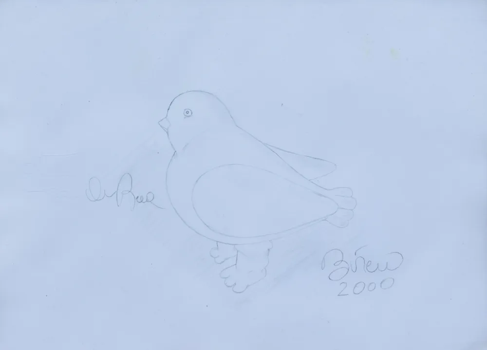 Sérigraphie Botero - Paloma, 2000