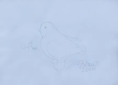 Sérigraphie Botero - Paloma, 2000