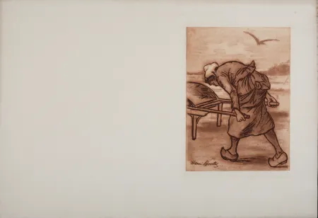 Gravure Boutet - Cancalaise (E), c. 1900