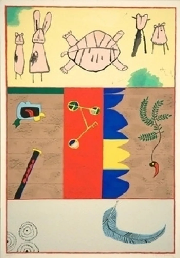 Sérigraphie Bradley - Sans titre