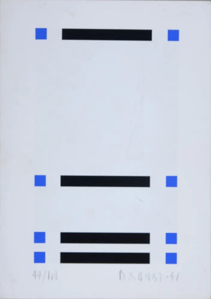 Sérigraphie Brandt - Composition abstraite #6