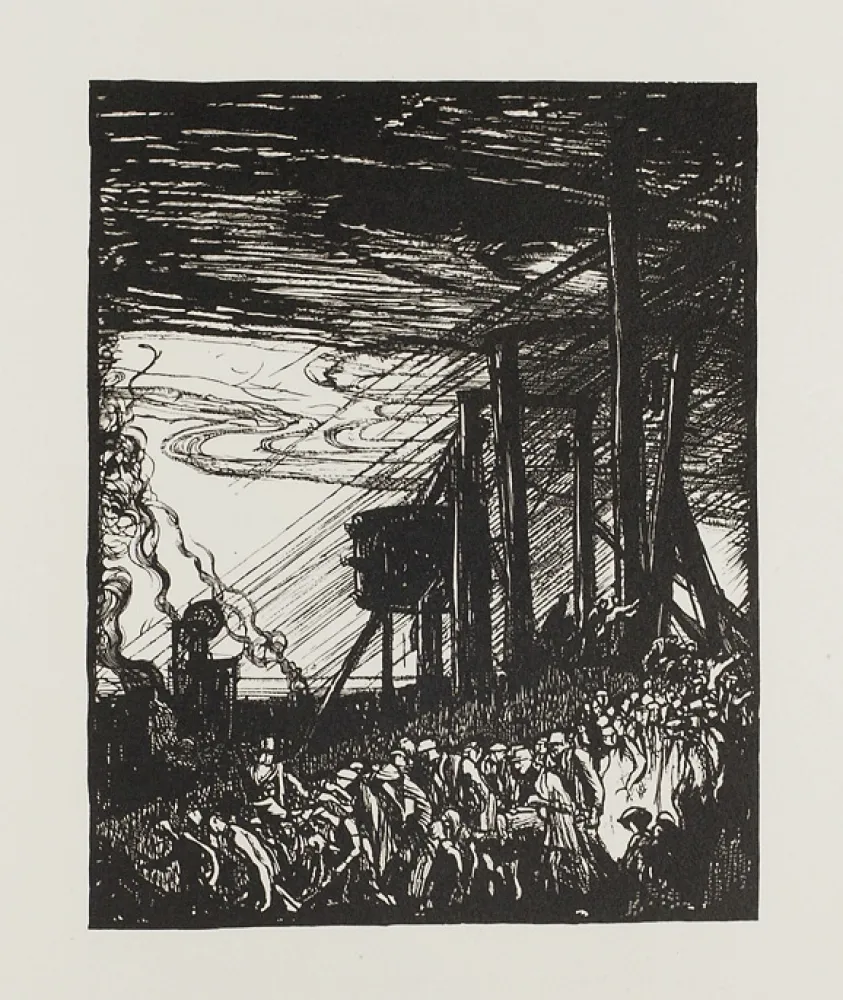 Livre Illustré Brangwyn - Les Villes tentaculaires (Tentacular Cities)