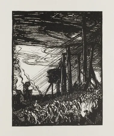 Livre Illustré Brangwyn - Les Villes tentaculaires (Tentacular Cities)