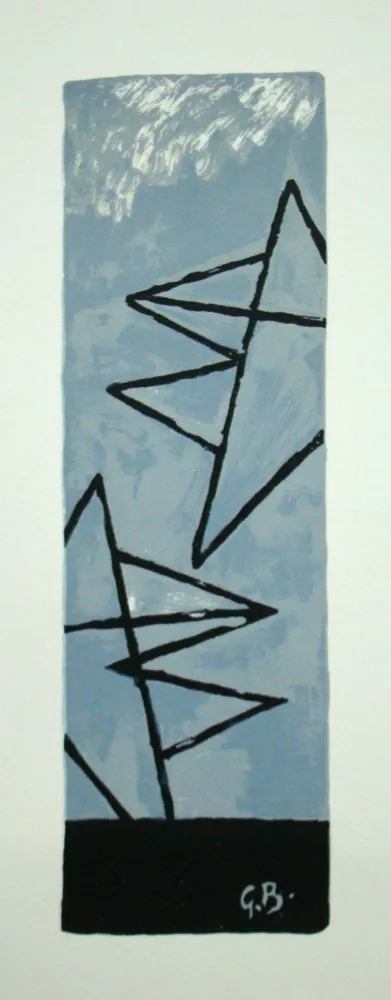 Lithographie Braque (After) - Ciel gris I.