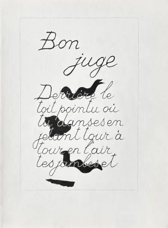 Lithographie Braque - Bon juge
