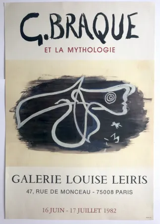 Affiche Braque - Braque et la Mythologie / Galerie Louise Leiris