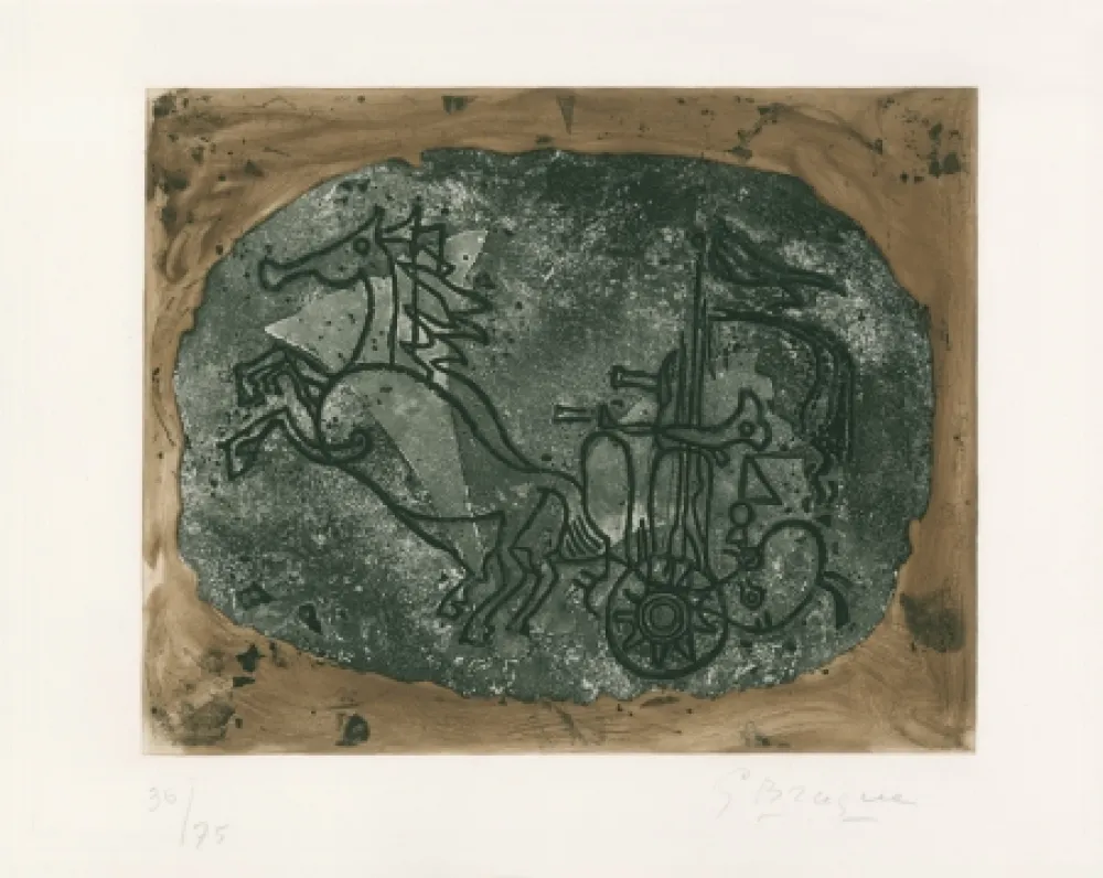 Eau-Forte Et Aquatinte Braque - 