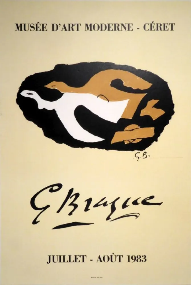 Lithographie Braque -  G Braque