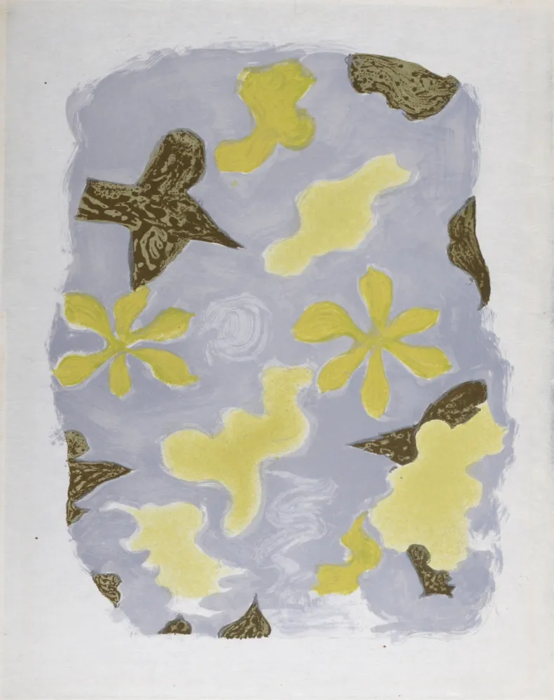 Lithographie Braque - La Sorgue, 1963