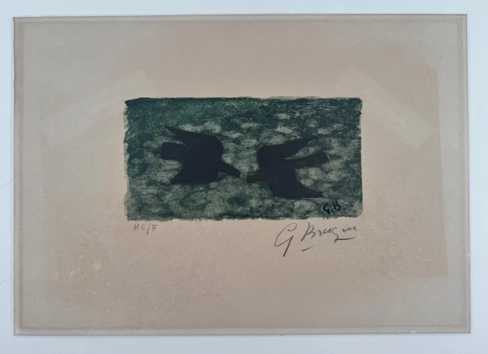Lithographie Braque - Le Pays total 