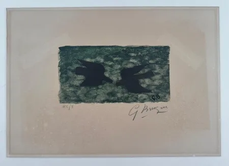 Lithographie Braque - Le Pays total 