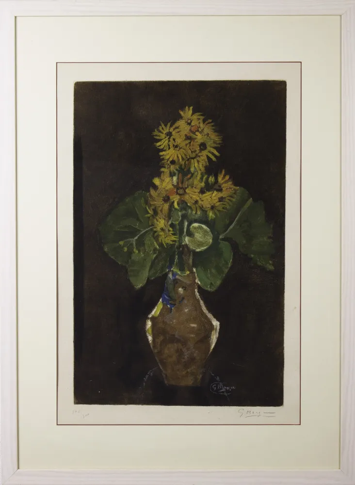 Eau-Forte Braque - Les marguerites