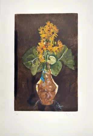 Eau-Forte Et Aquatinte Braque - Les Marguerites 