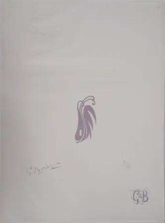 Lithographie Braque - Les paroles transparentes