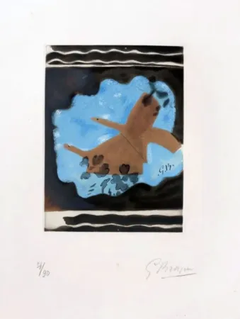 Gravure Braque - Migration