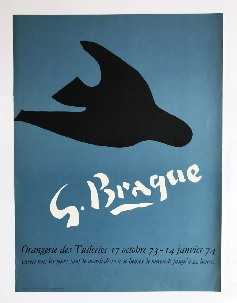 Affiche Braque - Orangerie des Tuileries