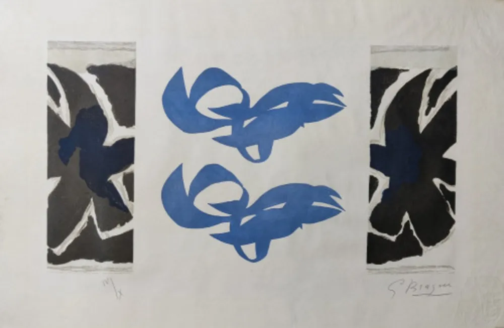 Eau-Forte Braque - Si je mourais là-bas