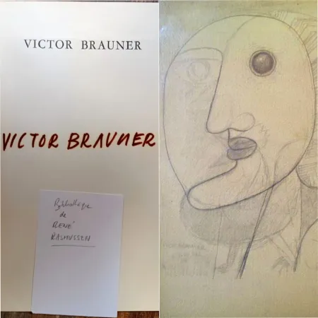 Livre Illustré Brauner - L'Attico - Roma, 1964 - Rare catalogue Signée au feutre, Hand signed!