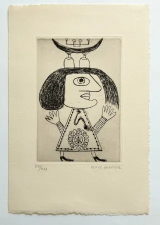 Eau-Forte Brauner - Lilith