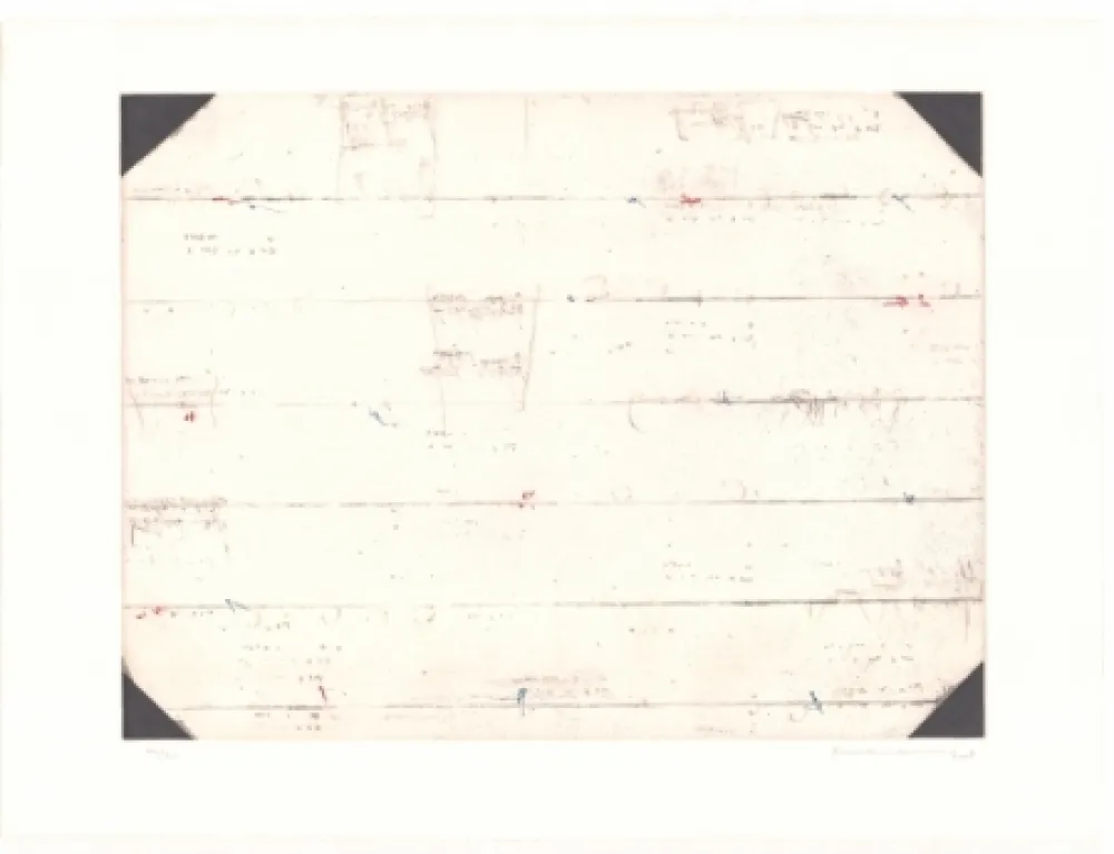 Lithographie Brinkmann - Série Barcelone IX