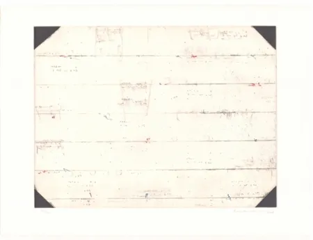 Lithographie Brinkmann - Série Barcelone IX